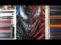 Drawing Venom vs Carnage (Venom: Let There Be Carnage) | Fame Art