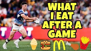 WHAT I EAT AFTER AN NRL GAME