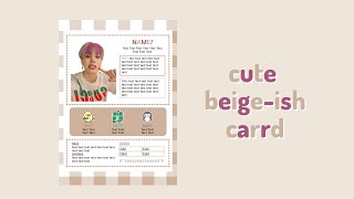 cute beige-ish carrd tutorial