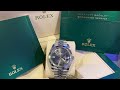 Rolex Datejust Wimbledon Dial 126300 Unboxing and Review