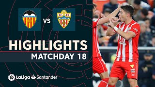 Resumen de Valencia CF vs UD Almería (2-2)
