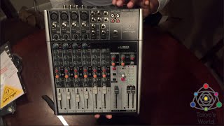 Behringer Xenyx 1204USB 12 Channel USB Mixer Unboxing