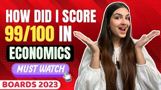 How i scored 99/100 in ECONOMICS Board exam? 😱🔥 Class 12 Strategy, notes pdf, tips  #cbse #class12