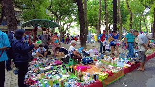 【Zuoying Guomao Community】walk around Kaohsiung ● From the old city gate to flea market ● 4K