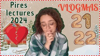 ❄️ MES PIRES LECTURES DE 2024 ( EN VRAI ÇA VA ) 🎄💝 | VLOGMAS