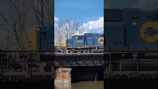 CSX Manifest on a bridge