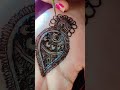 aesthetic mehndi mehndi design mehndidesign trending viralshort henna floral cute youtubeshorts edit