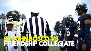St John Bosco vs Friendship Collegiate Academy | Say Less w/ JLAS | Socal 2023 HSFB @SportsRecruits