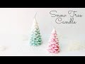 How to Make Snow Tree Candle || DIY Candle Making