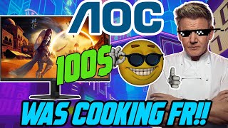 AOC 24G4XE Quick Review | 180Hz for 100$???