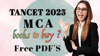 TANCET 2025 || MCA Books to buy | free pdf for TANCET MCA 2025 || #tancet2025