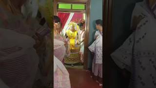 Manipuri wedding #wedding #manipuri #shortsfeed #fullscreenstatus #meitei #luhongba #kuki #kukiland