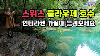 [스위스] 스위스🇨🇭블라우제 호수 (인터라켄 갈때는 들려보세요)