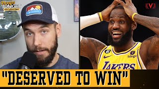 LeBron James hacked on no-call, Lakers fall to Celtics, Embiid explodes on Jokic | Hoops Tonight