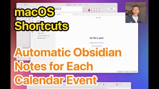 Automatic Obsidian Notes for Every Calendar Event