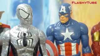 Big Hero 6's Beymax vs. Marvel Superheroes!!  The Avengers, Wolverine and Starlord
