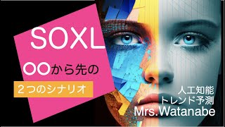 SOXL〇〇から先の２つのシナリオ【人工知能トレンド予測】