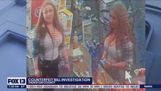 Thurston County Suspects Use Counterfeit Cash