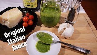 Use few ingredients, and create this DELICIOUS sauce 😋 | Pesto alla Genovese Recipe