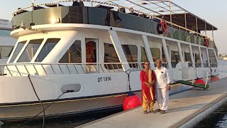 Dubai Canal | My parents Dhow Cruise ride vlog 3| Burj Khalifa | 🇦🇪🇦🇪🇦🇪| Beautiful view 👌👌