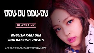 Blackpink – Ddu-du Ddu-du – English Karaoke With Backing Vocals Harmonies