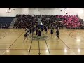 willis junior high school pom team 1st quarter assembly performance