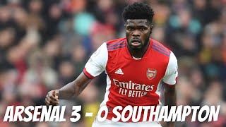 Thomas Partey vs Southampton | Arsenal 3 - 0 Southampton | Arsenal News Today