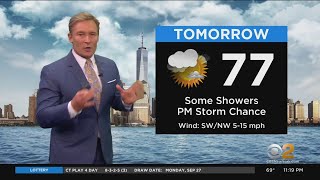 New York Weather: CBS2's Monday 9/27 Update At 11PM