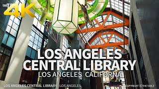 LOS ANGELES - Los Angeles Central Library, Downtown Los Angeles, California, USA, Travel, 4K UHD