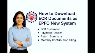📥 How to Download ECR Documents in EPFO New System | Step-by-Step Guide #receipt #challan Sumary