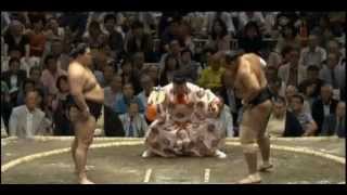 Aki Basho 2015, Day 1, Goeido vs Osunaarashi