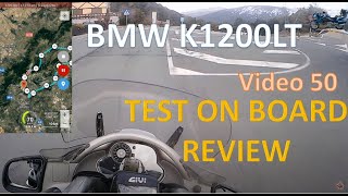 BMW K1200LT. General impressions, review and Test ON BOARD. Video 50