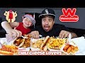 WEINERSCHNITZEL CHILI CHEESE LOVERS: CHILI CHEESE FRIES, CHILI CHEESE DOGS, CHEESEBURGERS, Mukbang