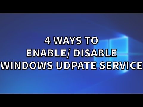 4 Ways to Enable/Disable Windows Update Service