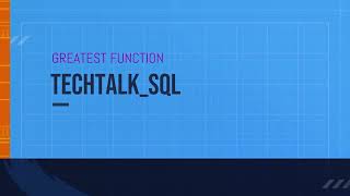 Greatest Function - Find the greatest value in oracle #sql #oraclesql #sqlqueries @techtalk_sql
