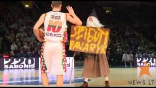 2012 m. LKL Žvaigždžių dienoje – Valančiūno šokis ir Sabonį prajuokinę slovėnai