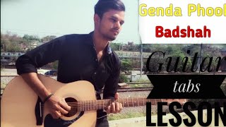 Badshah - Genda Phool |  JacquelineFernandez | Payal Dev |Guitar lesson for tabs