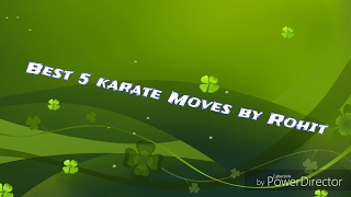 Master Rohit :top 5 karate Moves by Rohit