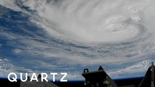 Hurricane Harvey from space