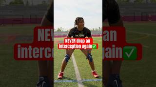 How to stop dropping interceptions #football
