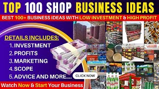 Top 100 Shop Business Ideas In India 2025 🤠 New Small Business Ideas In India | New Business Ideas