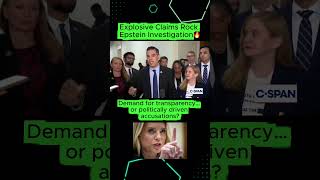 Explosive Claims Rock Epstein Investigation 😳🔥 #Breaking