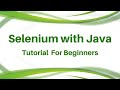 Selenium Training Tutorial for Beginners | Selenium Training Full Course