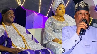 Moment Special Prayer Holds For Obesere by Sanu sheu at his 60th birthday party