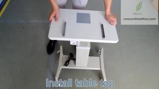 HOW TO INSTALL SLIT LAMP AND LIFT TABLE