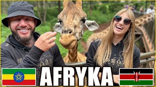 We're going to AFRICA! A day in Ethiopia and feeding giraffes in KENYA! New adventure!