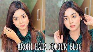 Arohi Mim Hair Colour Blog | Arohi Mim | New Video | Vlog Video | Self Vlog | Vlogging Life