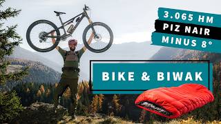 Bike \u0026 Bivy im November - auf 3.000 Meter am Piz Nair | MTB Supertrail bei St. Moritz, Engadin 🇨🇭