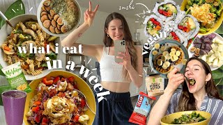 what I eat in a week! - ( easy + vegan + realistic! )
