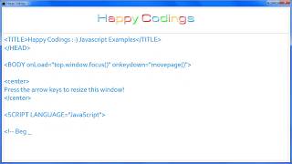 JavaScript | Resizing Window